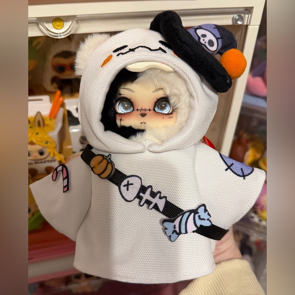 Limited Edition Lokiki Halloween Wonderful Night Series Plush Dolls - Ghost Cat